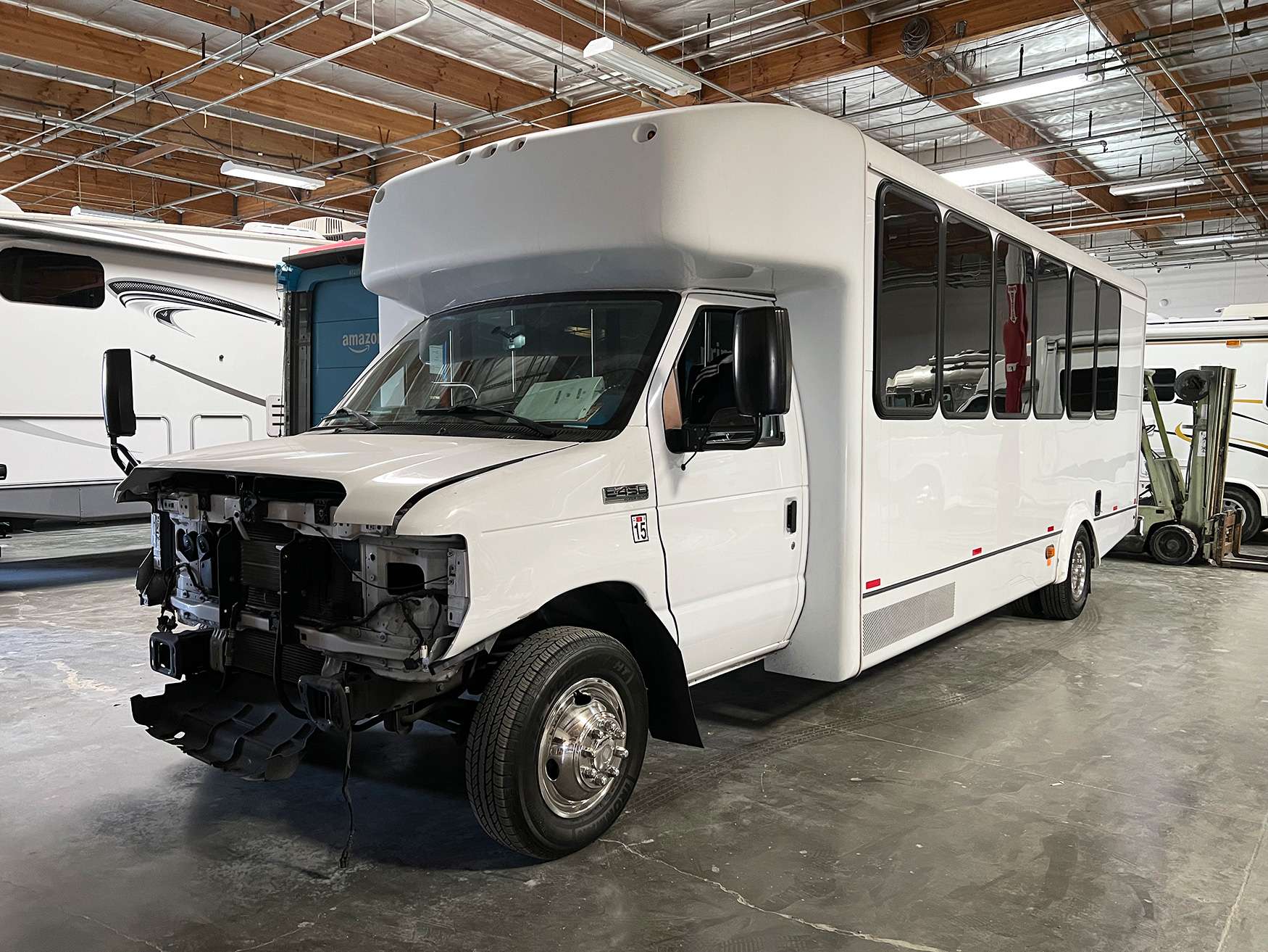 Bus and Fleet Vehicle Repair for Tustin Operators at the OCRV Center shop in Yorba Linda
