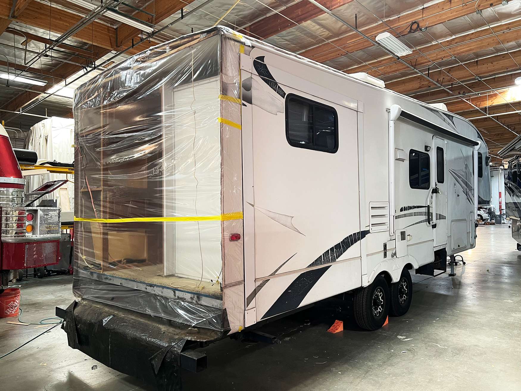 Camper, Fifth Wheel and Trailer Repair Serving Tustin at the OCRV Center shop in Yorba Linda